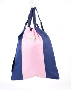 HI-TEC Pink & Navy Drawstring Gym Bag