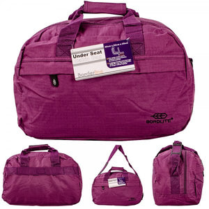 Plum Under Seat Cabin Travel Bag