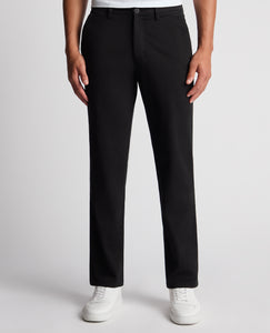 REMUS UOMO Ronan Black Straight Leg Chino