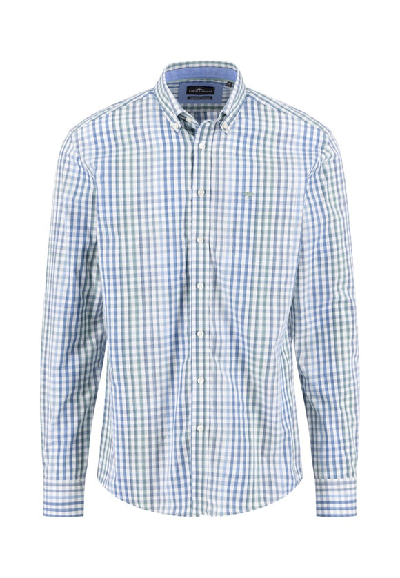 Fynch Hatton Shirt 1508 5450 Fern
