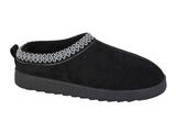 CIPRIATA Dana Black Microsuede Mule Slipper