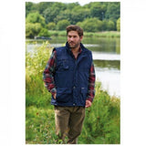 Champion Peak Multi-Pocket Padded Bodywarmer Navy