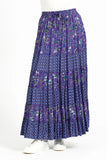 MUDFLOWER Purple Tiered Midi Skirt 269