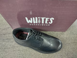 WHITES 6461 Black Chunky Laced Brogue