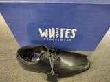 WHITES 6463 Black Laced Leather Shoe