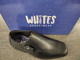 WHITES 6464 Black Leather Slip On Shoe