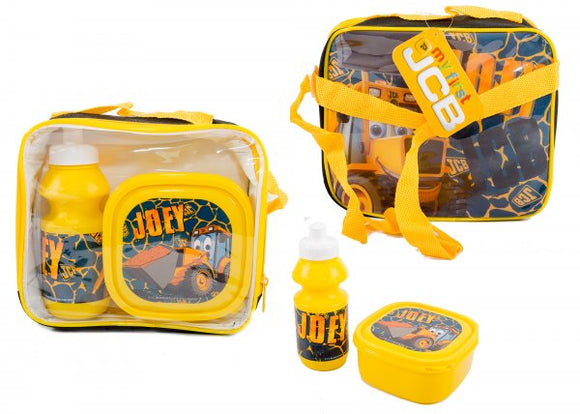 Joey JCB Black 3 Piece Lunch Box