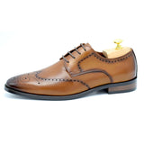 PAOLO VANDINI Kirklea Tan Leather Brogue