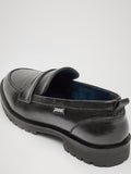 POD Kim Black Leather Loafer