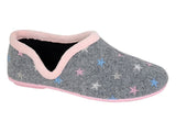 SLEEPERS Aria Grey Star Slipper