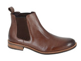 ROAMERS Brown Leather Dealer Boot