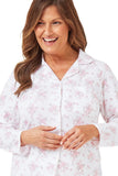 MARLON Pink Floral Long Sleeve Cotton Pyjamas