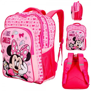 Minnie Mouse 'I Like Smiles' Pink Backpack