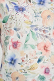MUDFLOWER Peach Floral Print Top 258