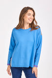 MUDFLOWER Blue Stripe Detail Jumper