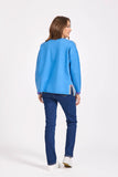 MUDFLOWER Blue Stripe Detail Jumper