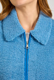MUDFLOWER Blue Sherpa Fleece Jacket