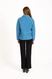 MUDFLOWER Blue Sherpa Fleece Jacket