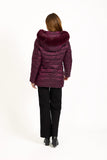 MUDFLOWER Wine Quilted Jacket