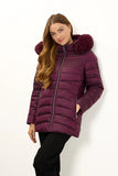 MUDFLOWER Wine Quilted Jacket