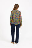 MUDFLOWER Teal Floral Printed Blouse 338