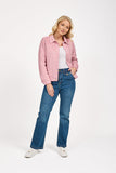 MUDFLOWER Pink Faux Suede Jacket 584