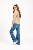 MUDFLOWER Beige Faux Suede Jacket