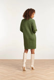 SMASHED LEMON Green Cable Knit Dress