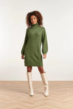 SMASHED LEMON Green Cable Knit Dress