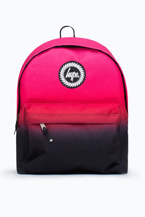 HYPE Pink & Black Fade Backpack