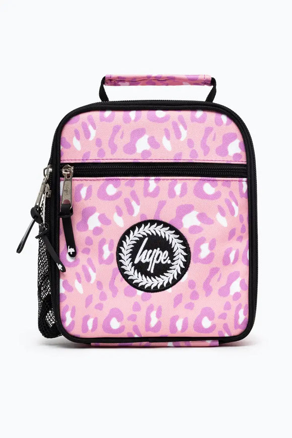 HYPE Pink Leopard Lunch Bag