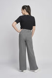 PINNS Grey Stripe Wide Leg Trousers