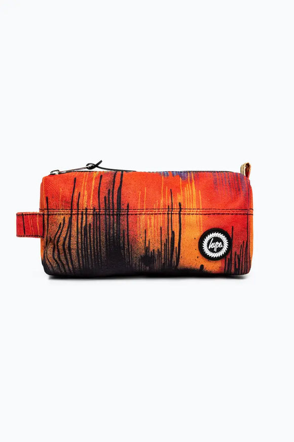 HYPE Red Multi Drips Pencil Case