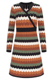 SMASHED LEMON Autumnal Knitted Dress