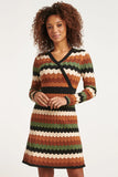 SMASHED LEMON Autumnal Knitted Dress