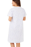 MARLON Blue Swirl Leaf Nightdress