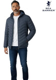 Sea Barrier FLORIANO Navy Puffer Jacket with Removable Hood