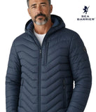 Sea Barrier FLORIANO Navy Puffer Jacket with Removable Hood