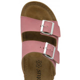 LOTUS Sirmione Pink Open Toe Mule Sandal