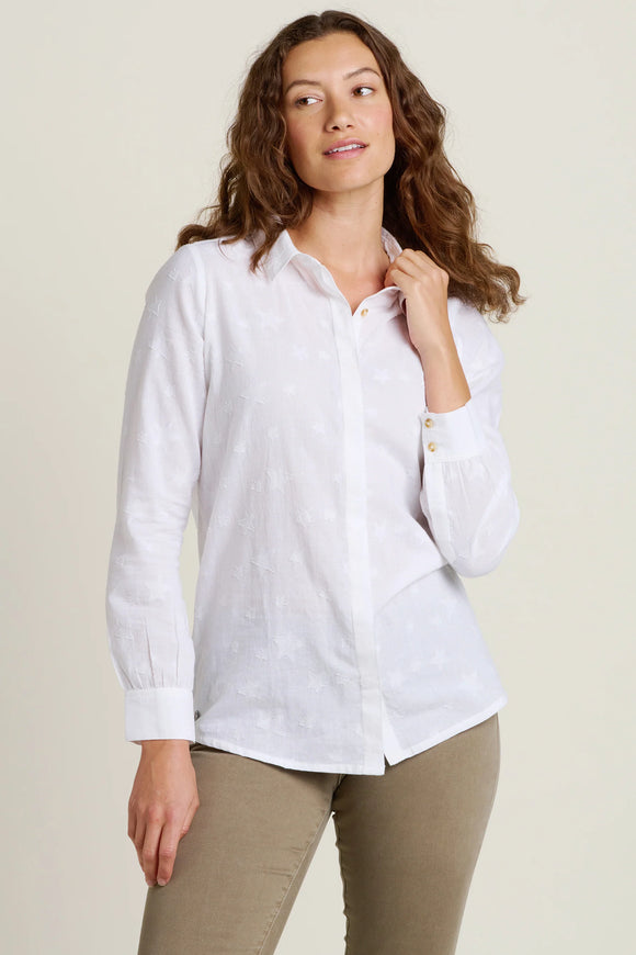 BRAKEBURN Stars White Blouse