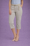CLAUDIA C Stone Cropped Jeans