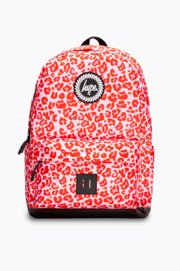 HYPE Multi Red Leopard Backpack