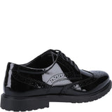 HUSH PUPPIES Verity Black Patent Brogue