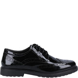 HUSH PUPPIES Verity Black Patent Brogue