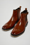 WALSH LEATHER ZIP CHELSEA BOOTS POD