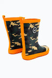 HYPE Orange Camo Wellies