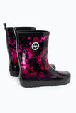 HYPE Pink Fade Tie Dye Wellies