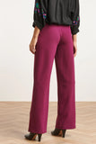 SMASHED LEMON Purple Wide Leg Trousers