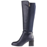 ZANNI & CO Kirdasa Navy Knee High Boot