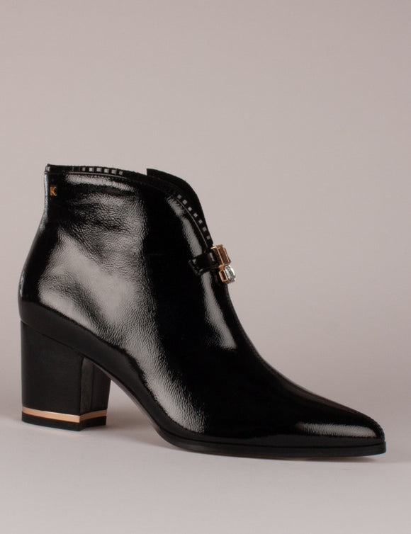 KATE APPLEBY Alness Black Patent Boot